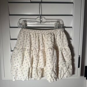 Floral Print Flowy Skirt from Brandy Melville